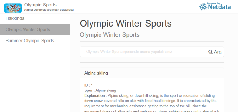 Olympic Winter Sports