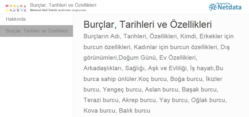 Burçlar, Tarihleri ve Özellikleri