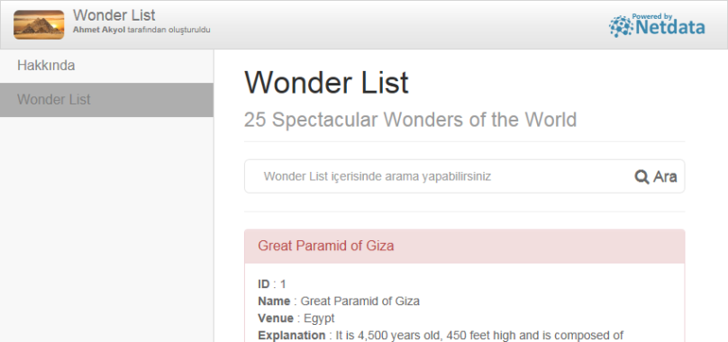 Wonder List