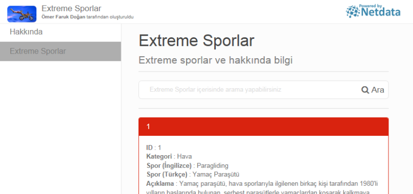 Extreme Sporlar - XML
