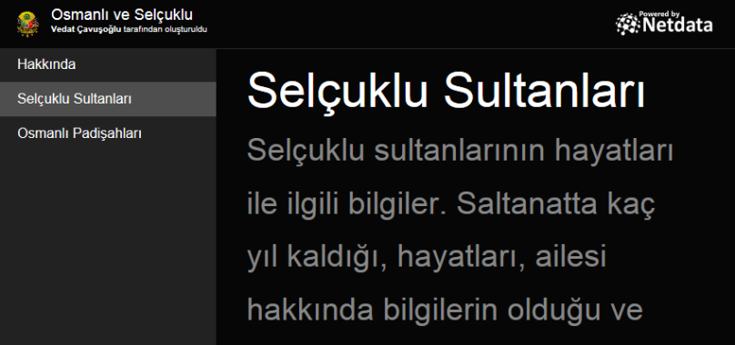 Selçuklu Sultanları - XML