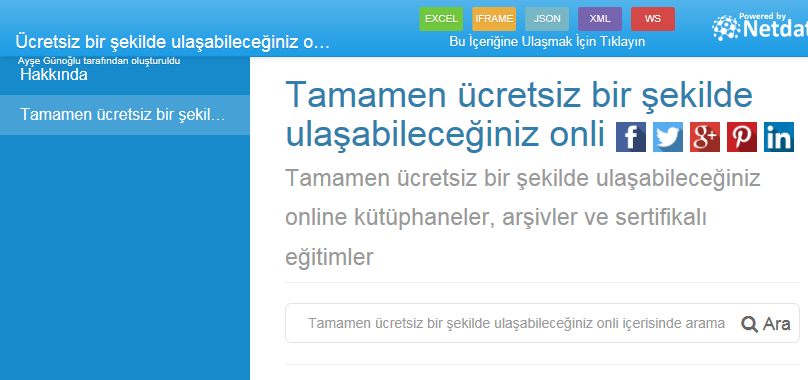 Tamamen ücretsiz bir şekilde ulaşabileceğiniz onli