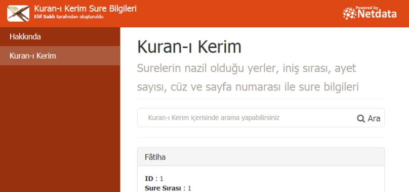 Kuran-ı Kerim - XML